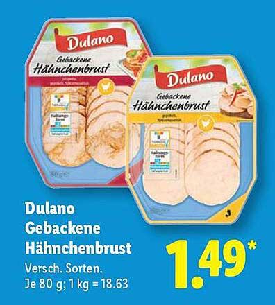 Dulano Gebackene Hähnchenbrust