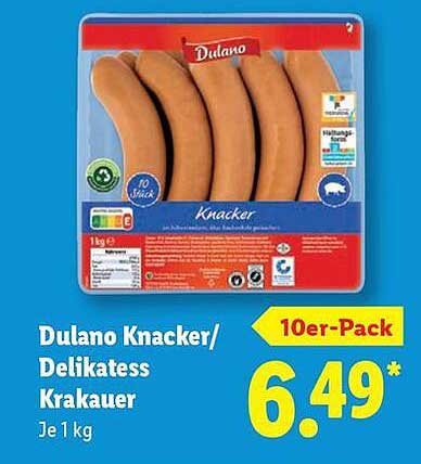 Dulano Knacker/Delikatess Krakauer 10er-Pack