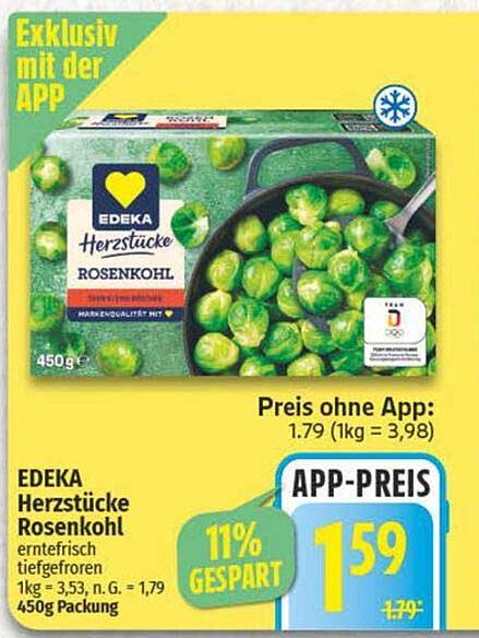 EDEKA Herzstücke Rosenkohl - 450g