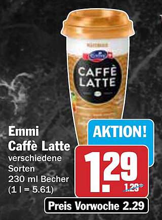 Emmi Caffè Latte verschiedene Sorten 230 ml Becher