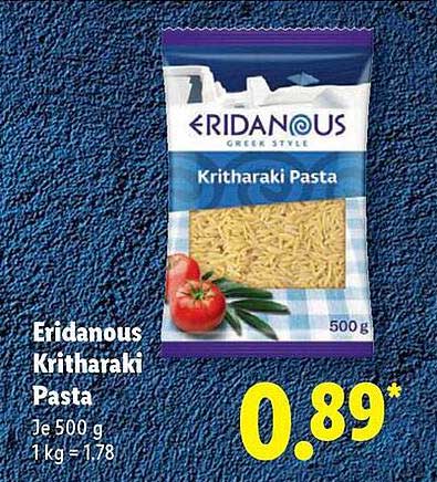 Eridanous Kritharaki Pasta 500 g