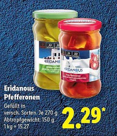 Eridanous Pfefferonen 270 g