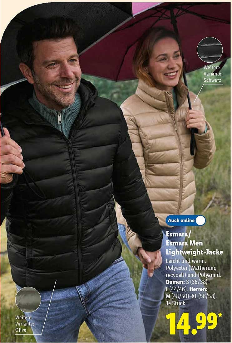 Esmara Men Lightweight-Jacke