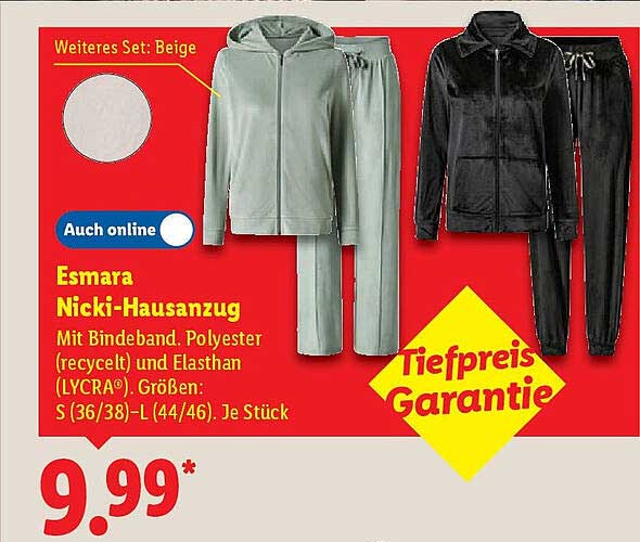 Esmara Nicki-Hausanzug