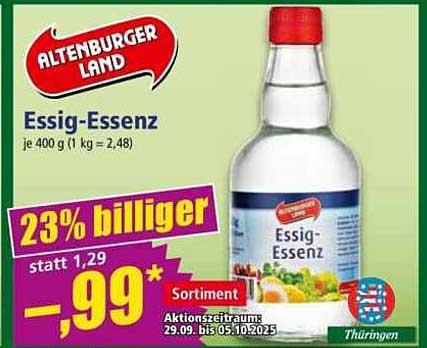 Essig-Essenz Altenburger Land 400 g