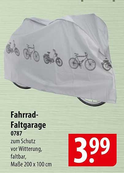 Fahrrad-Faltgarage 0787
