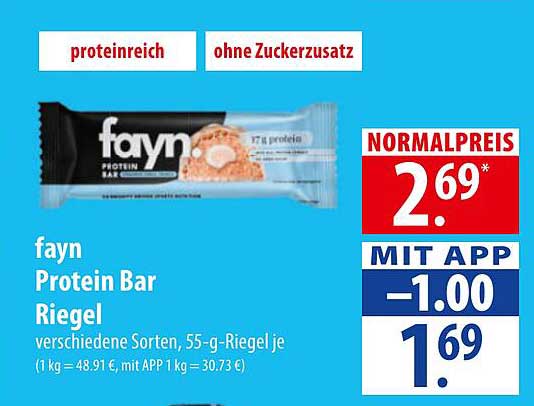 fayn Protein Bar Riegel