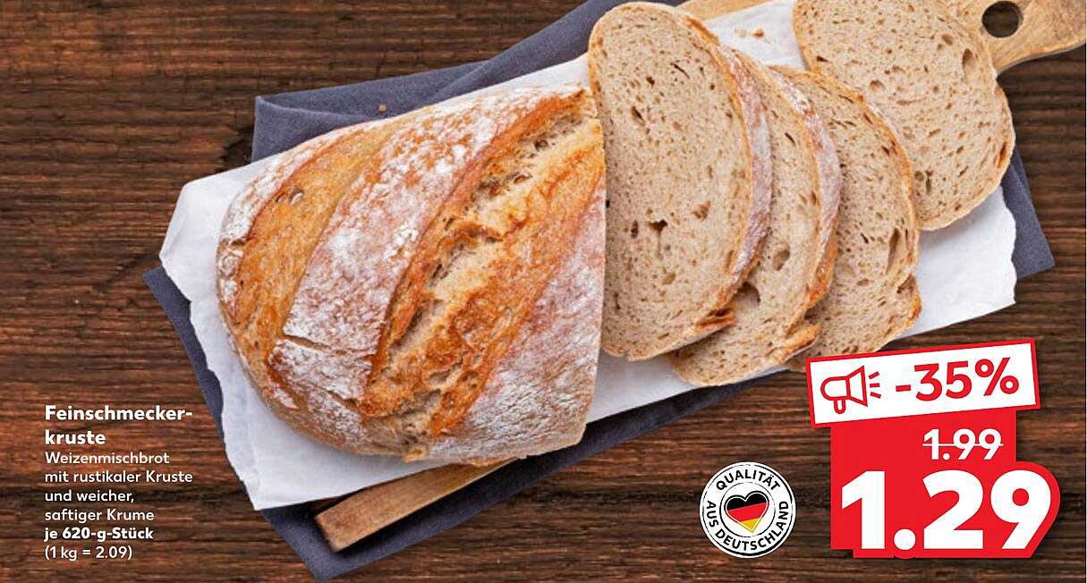 Feinschmeckerkruste Weizenmischbrot