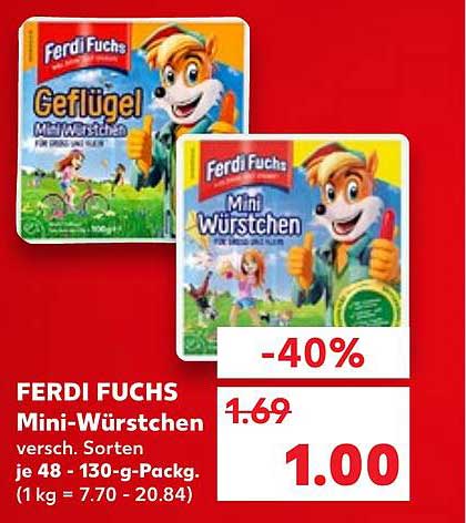 FERDI FUCHS Mini-Würstchen - Verschiedene Sorten