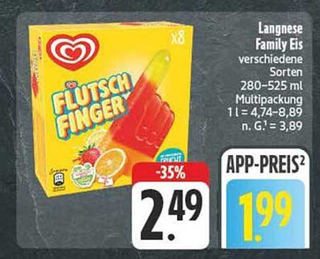 Flutsch Finger Family Eis 8er Multipack