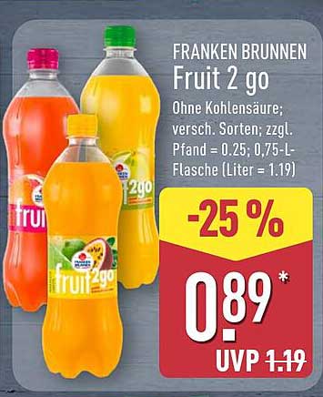 FRANKEN BRUNNEN Fruit 2 go