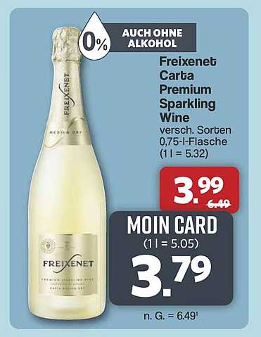 Freixenet Carta Premium Sparkling Wine 0,75-l-Flasche