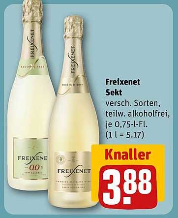 Freixenet Sekt - verschiedene Sorten, teilweise alkoholfrei