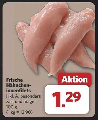 Frische Hähnchen-Innenfilets