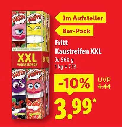 Fritt Kaustreifen XXL 8er-Pack