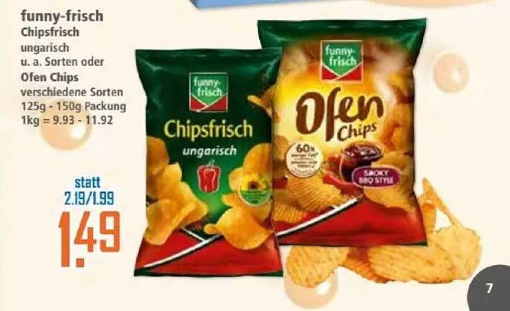 funny-frisch Chipsfrisch ungarisch und Ofen Chips