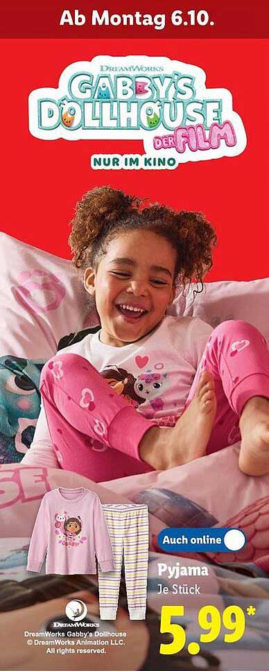 Gabby's Dollhouse Pyjama