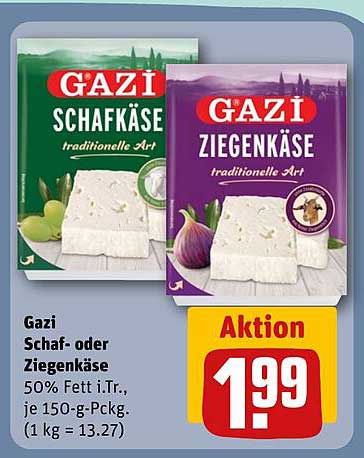 Gazi Schaf- oder Ziegenkäse 150g - Aktion