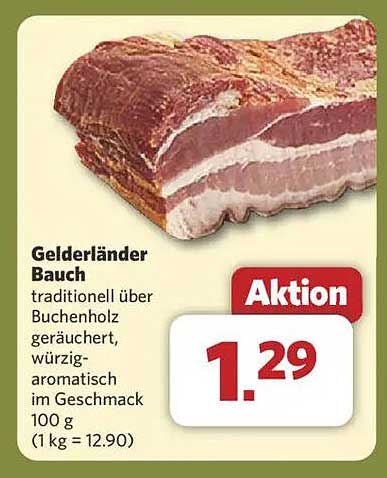 Gelderländer Bauch - traditionell über Buchenholz geräuchert