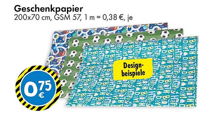 Geschenkpapier 200x70 cm - Große Auswahl zum kleinen Preis!