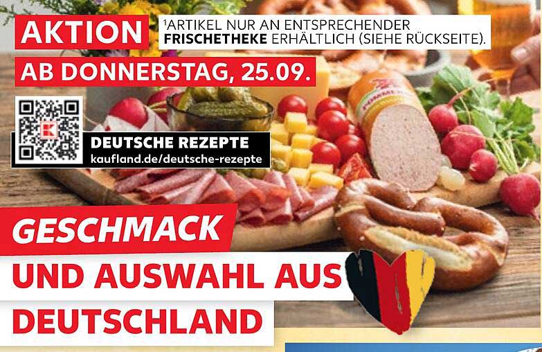 Geschmack und Auswahl aus Deutschland