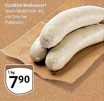 GLOBUS Weißwurst* Nach Münchner Art, mit frischer Petersilie
