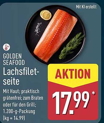 GOLDEN SEAFOOD Lachsfiletseite