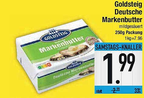 Goldsteig Deutsche Markenbutter mildgesäuert 250g