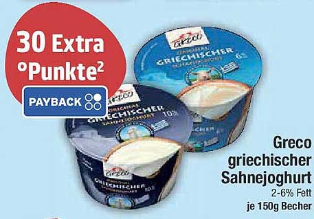 Greco griechischer Sahnejoghurt 150g Becher