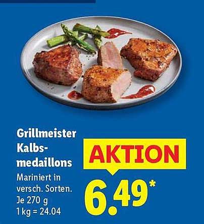 Grillmeister Kalbsmedaillons