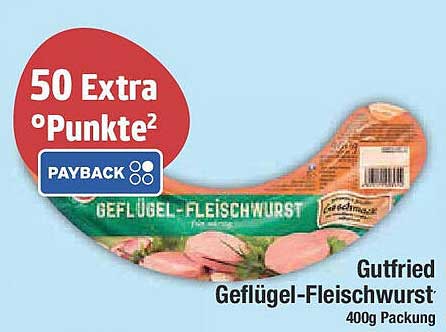 Gutfried Geflügel-Fleischwurst 400g Packung