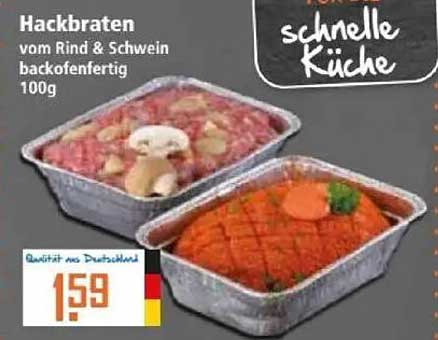 Hackbraten vom Rind & Schwein, backofenfertig 100g