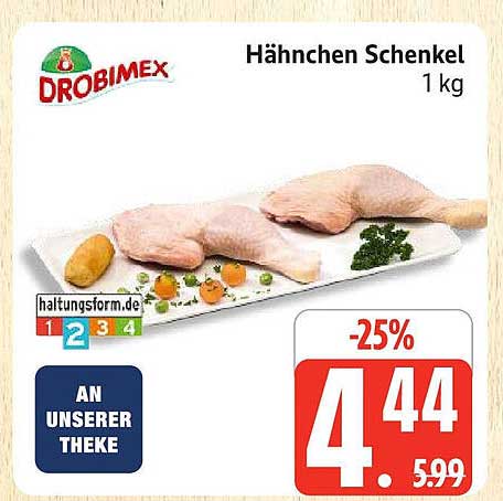 Hähnchen Schenkel 1 kg - Drobimex