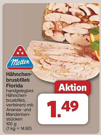 Hähnchenbrustfilet Florida von Metten