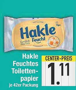 Hakle Feuchtes Toilettenpapier je 42er Packung