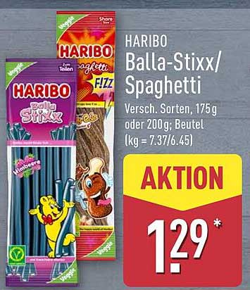 HARIBO Balla-Stixx/Spaghetti 175g oder 200g