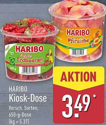 HARIBO Kiosk-Dose - Verschiedene Sorten
