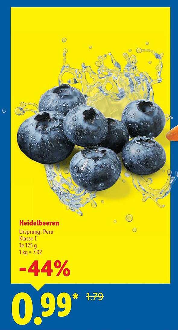 Heidelbeeren - frisch und saftig