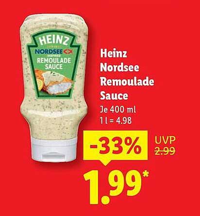 Heinz Nordsee Remoulade Sauce