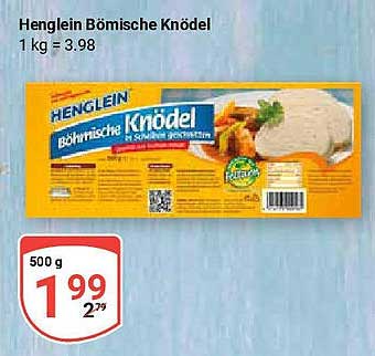 Henglein Böhmische Knödel 500 g