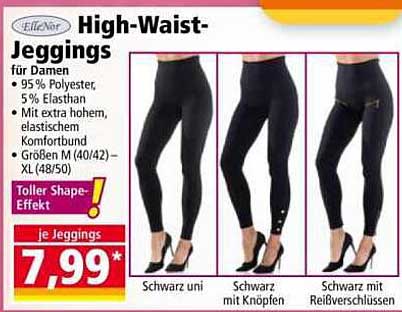 High-Waist-Jeggings für Damen