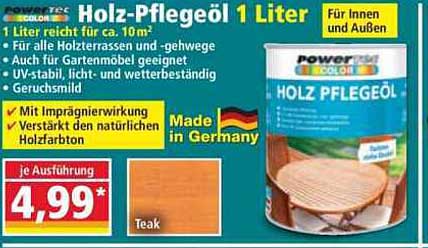 Holz-Pflegeöl 1 Liter