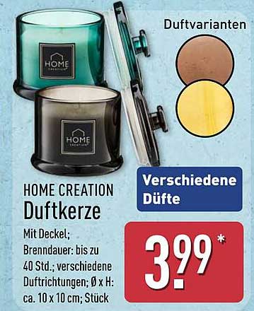HOME CREATION Duftkerze