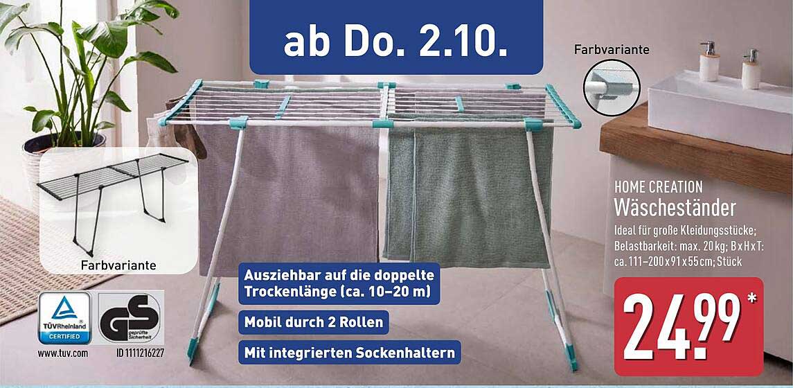 HOME CREATION Wäscheständer