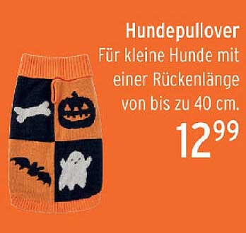 Hundepullover für kleine Hunde mit einer Rückenlänge von bis zu 40 cm