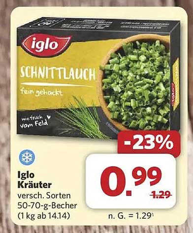 Iglo Schnittlauch fein gehackt 50-70 g-Becher