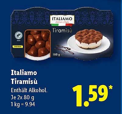 Italiamo Tiramisu 160 g