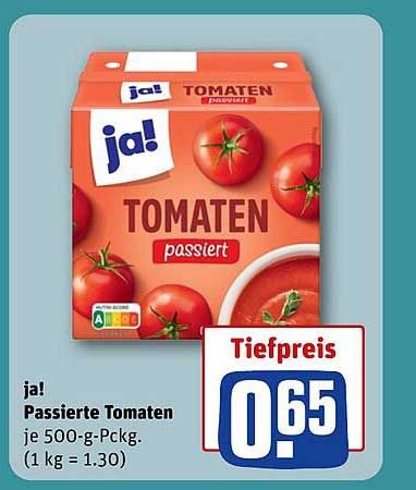 ja! Passierte Tomaten 500 g