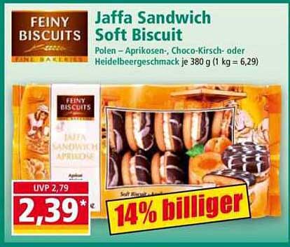 Jaffa Sandwich Soft Biscuit