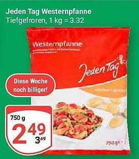 Jeden Tag Westernpfanne 750 g - Tiefgefroren